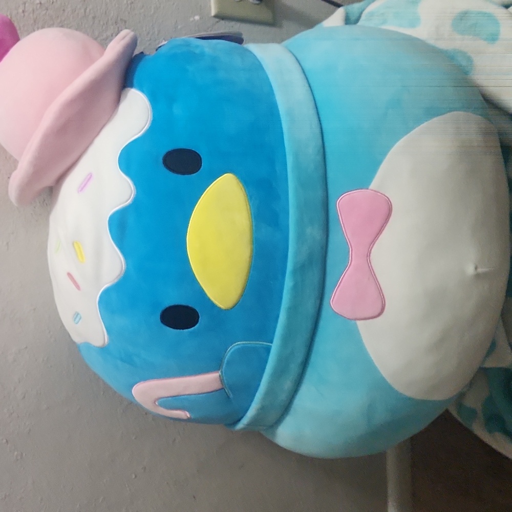 Squishmallows Tuxedo Sam ICE CREAM SUNDAE  Hello Kitty Extra Large 20"